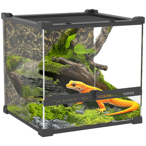 24l glass terrarium reptile - glass,