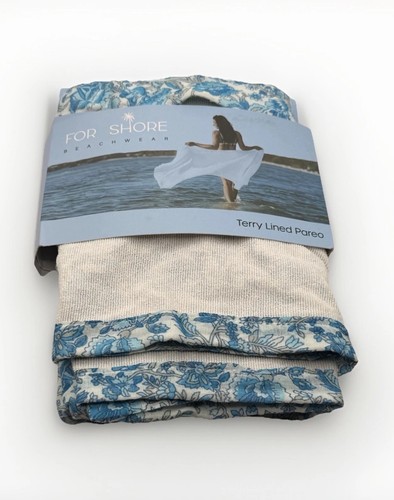 Nwt for shore beachwear blue - for,
