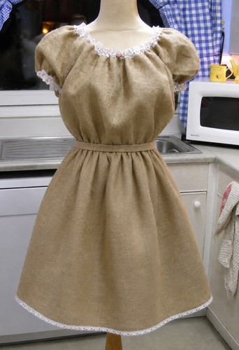 Adult baby sissy hessian - adult,
