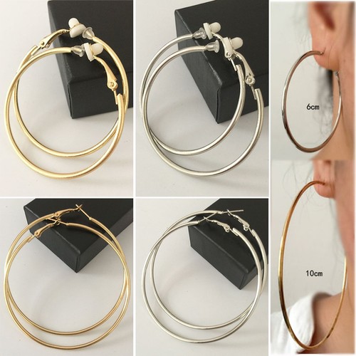 Pair hoop earrings - a,