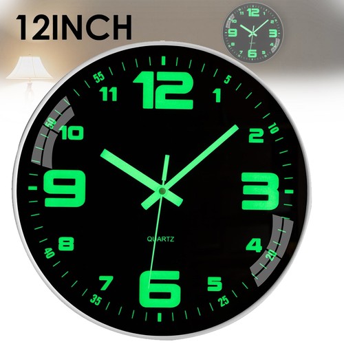 Luminous wall clock - wall, silent