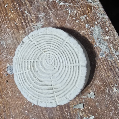 Hand made small - hand, cement