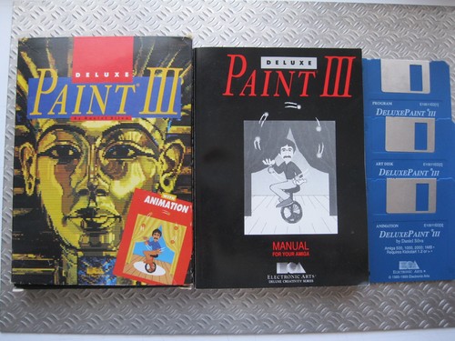 Deluxe paint iii - deluxe, commodore