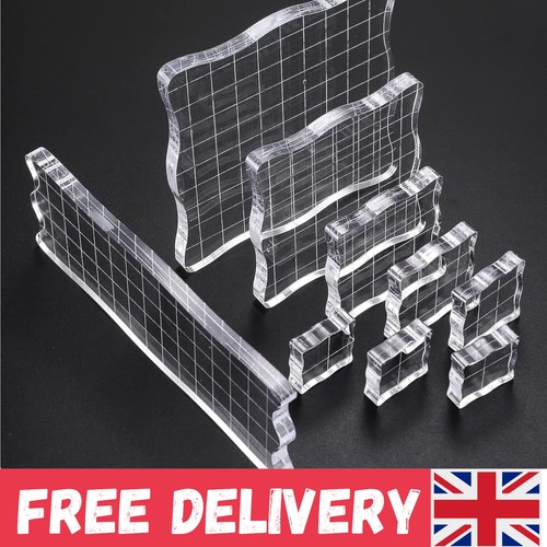 Clear acrylic stamping blocks - clear,