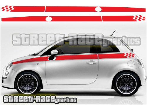 Fiat 500 side - , racing
