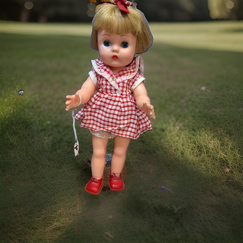 Vintage chiltern plastic doll - chiltern,