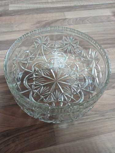 Vintage cut glass - cut, crystal
