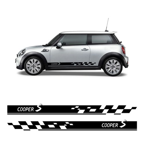 Decals side stripe cooper - stripe, s