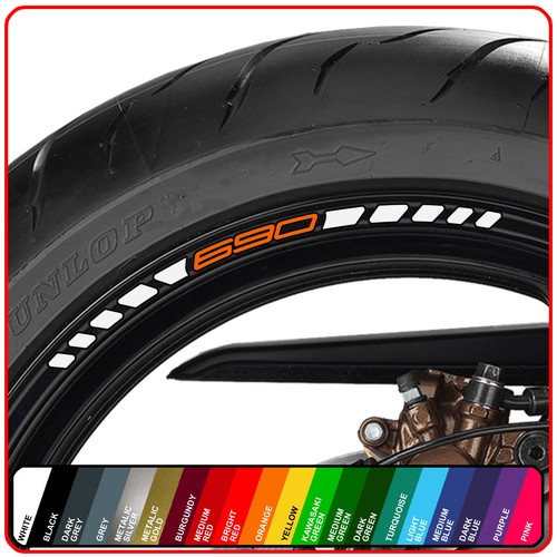 Ktm 690 wheel rim stickers - rim,