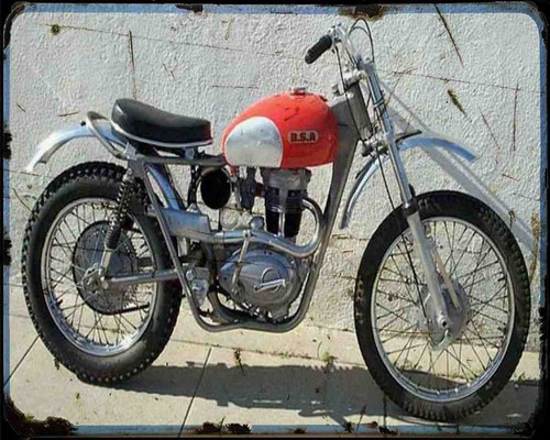 Bsa c15 metal sign - metal,