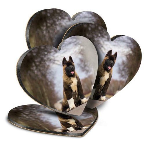 Heart mdf coasters large - heart,