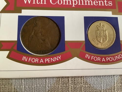 Branston pickle 1926 old penny - pickle,