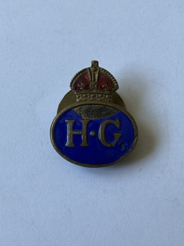 Ww2 home guard lapel badge - home,