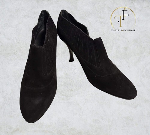 Bally womens black suede - black,