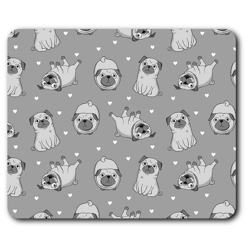 Rectangle mouse mat - mat, bw