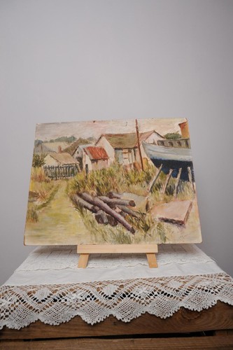 Coastal oil painting - coastal, |