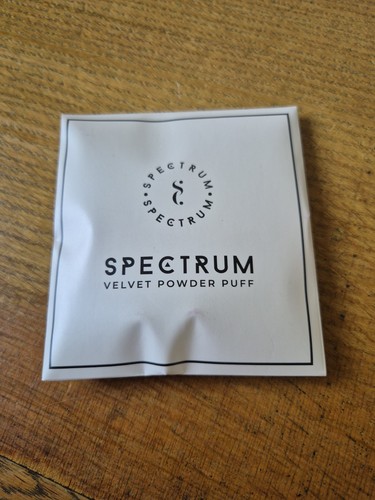 Spectrum velvet powder puff - velvet,