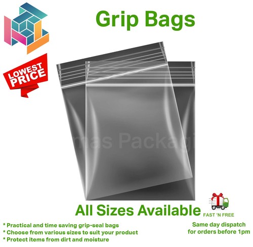 Grip seal bags self - seal,