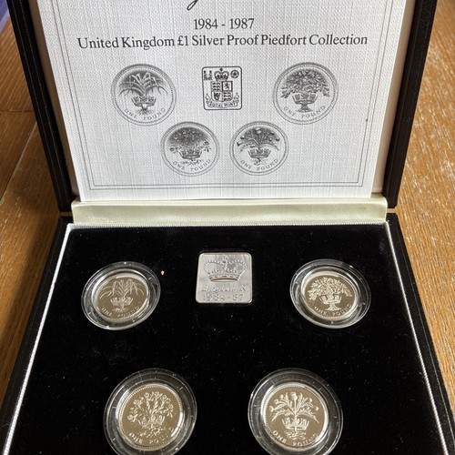 Silver proof piedfort 1 - silver,