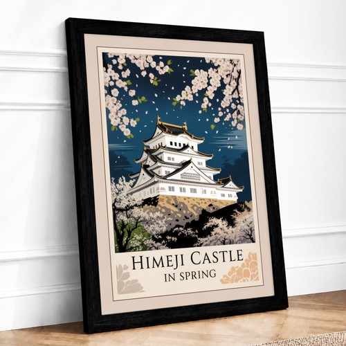 Himeji castle spring - himeji, in