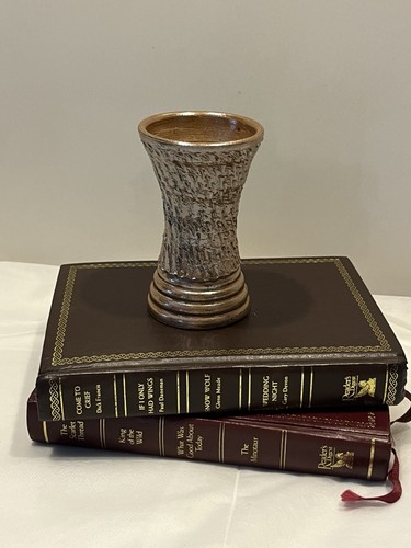 Vintage french stoneware salt - french,