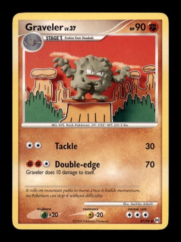 Graveler uncommon arceus - 37/99,