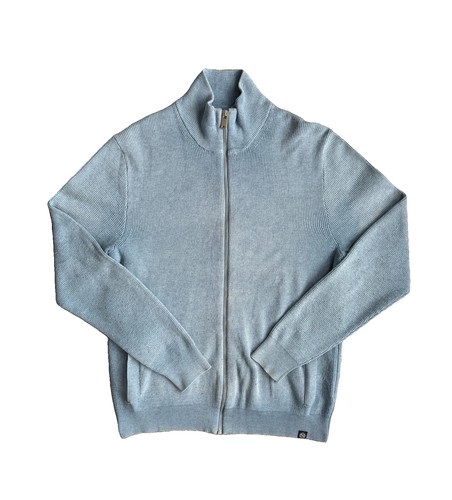 Quarter zip light blue - m&s,