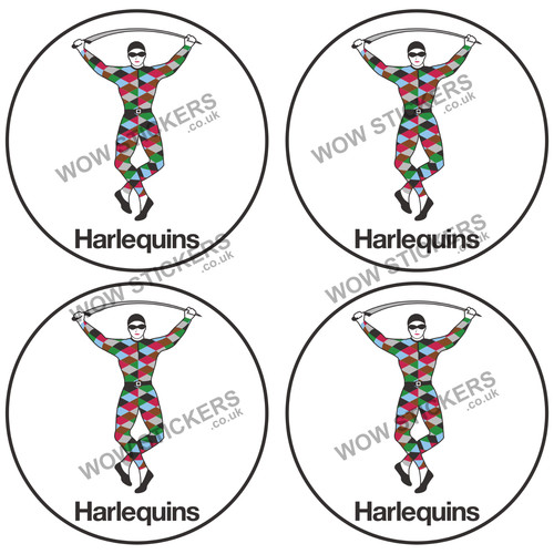 Harlequins rugby stickers - harlequins,