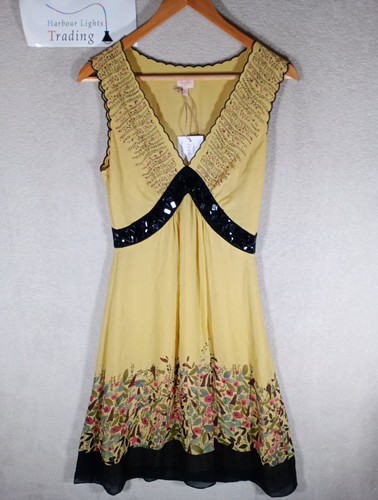 Whistles dress womens yellow - dress,