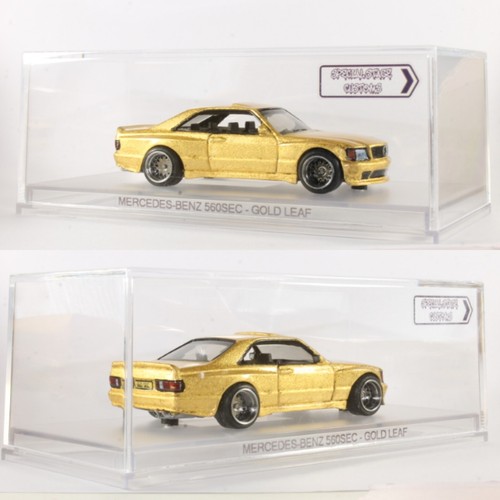 Gold leaf mercedes 560 - gold,
