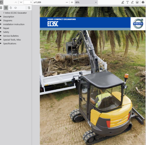 Volvo ec35c mini - volvo,