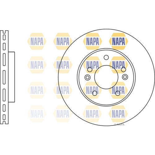 Brake discs vented for - 2x,