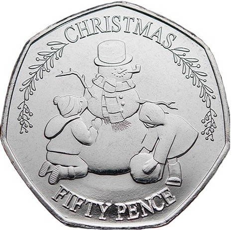 2023 gibraltar christmas 50p - gibraltar,