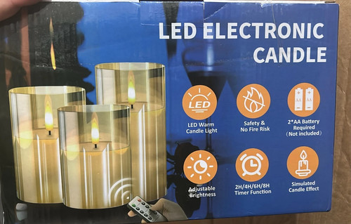 Candle flameless led candles - candle,