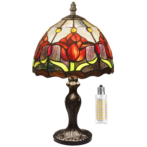 Stained table lamp - table,