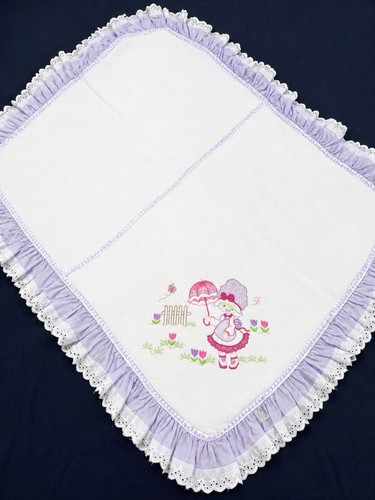 Vintage baby pram blanket - vintage,