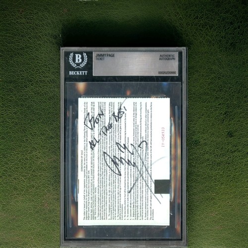Led zeppelin jimmy - jimmy, signed