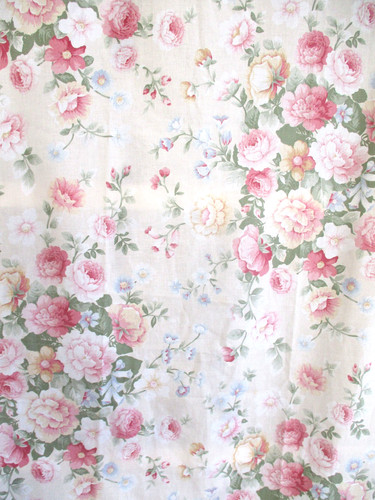 Long vintage floral cottage - long,
