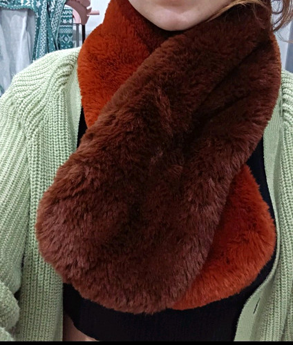 Faux fur autumn neck - autumn,