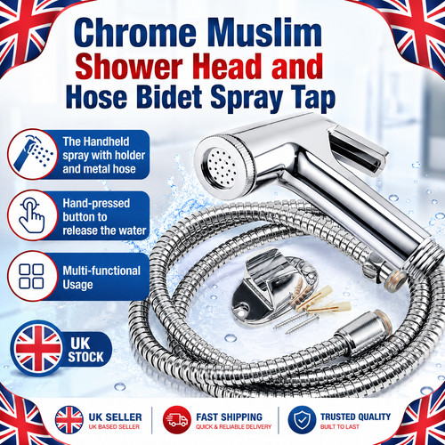 Chrome muslim shower - chrome,
