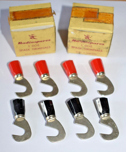 Pairs radiospares spade - 4, of