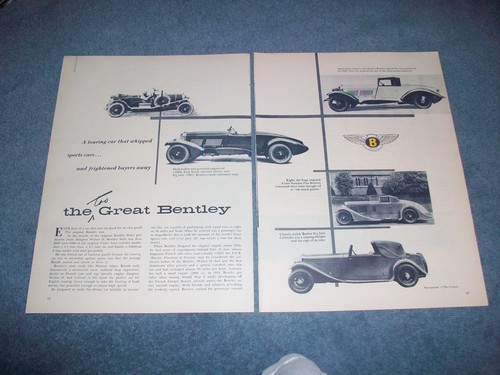 1956 bentley vintage history - bentley,