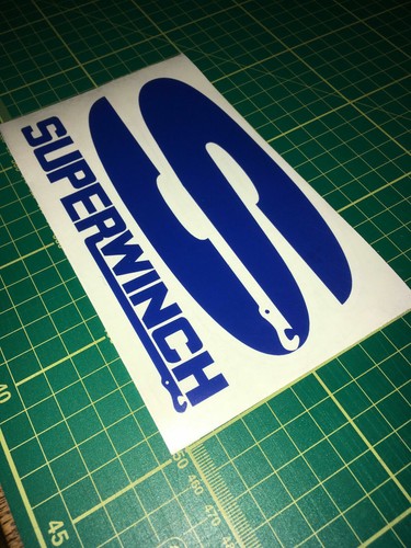 Superwinch decal sticker - decal,