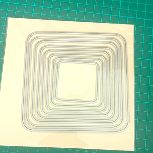 Nested squares metal cutting - metal,
