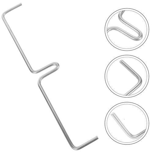 2pcs sturdy iron metal - sturdy,
