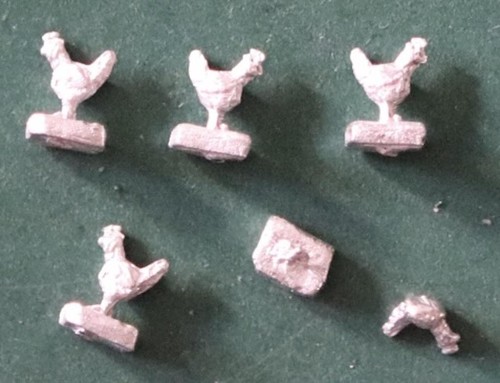 Pendraken miniatures chickens - pendraken,