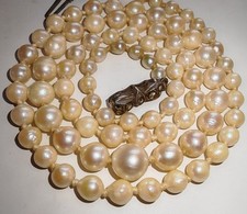 Antique saltwater pearl hand
