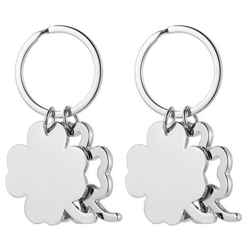2pcs metal four leaf - 2pcs,