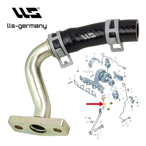 Oil return line for - return,
