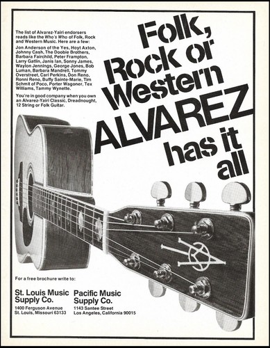 1976 alvarez yairi classic - alvarez-yairi,